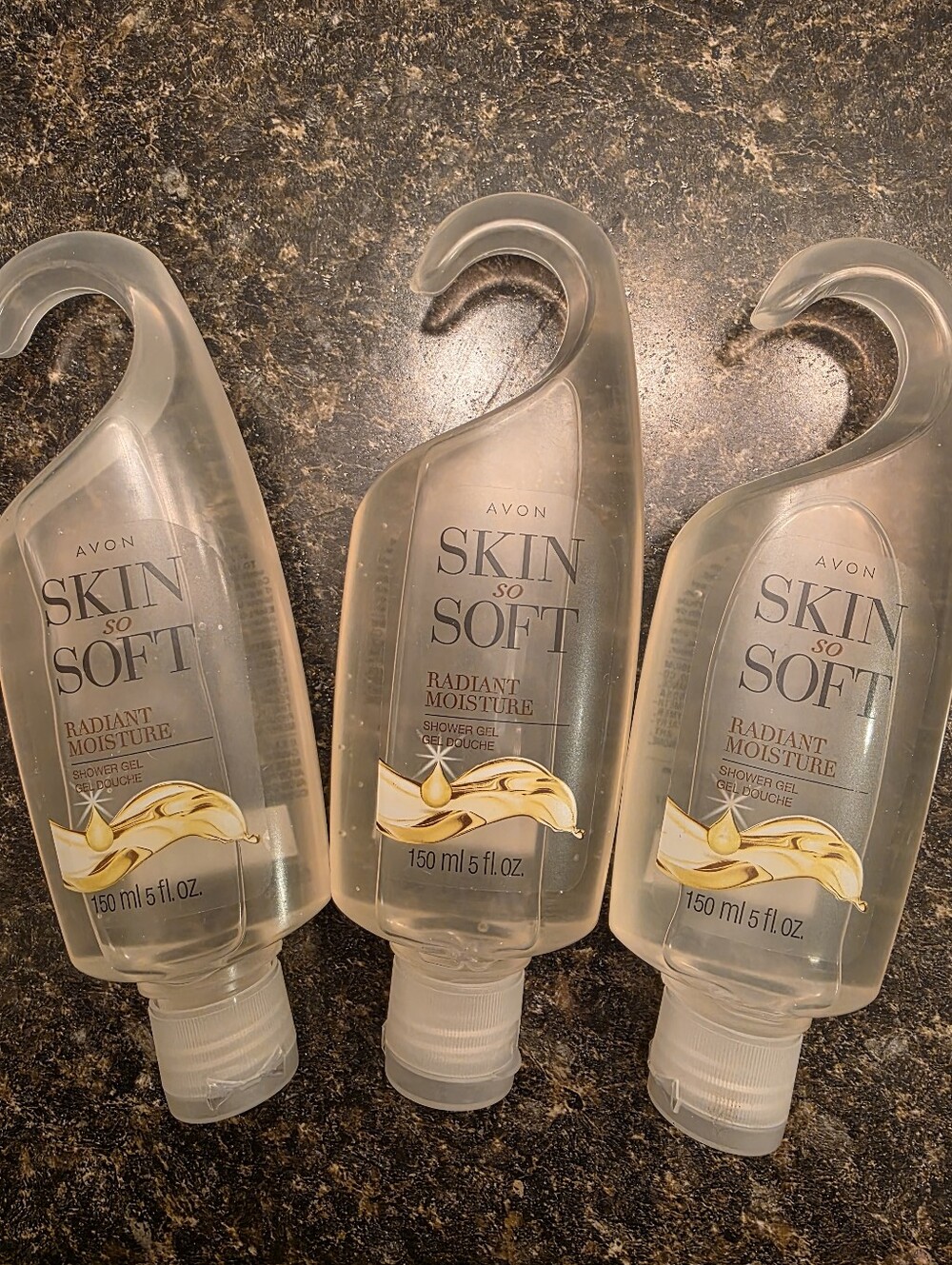 Avon Skin So Soft Radiant Moisture Shower Gel 3 pack